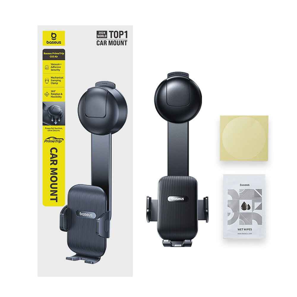 Baseus PrimeTrip C03 Air Clamping Car Mount (Suction Cup Version)