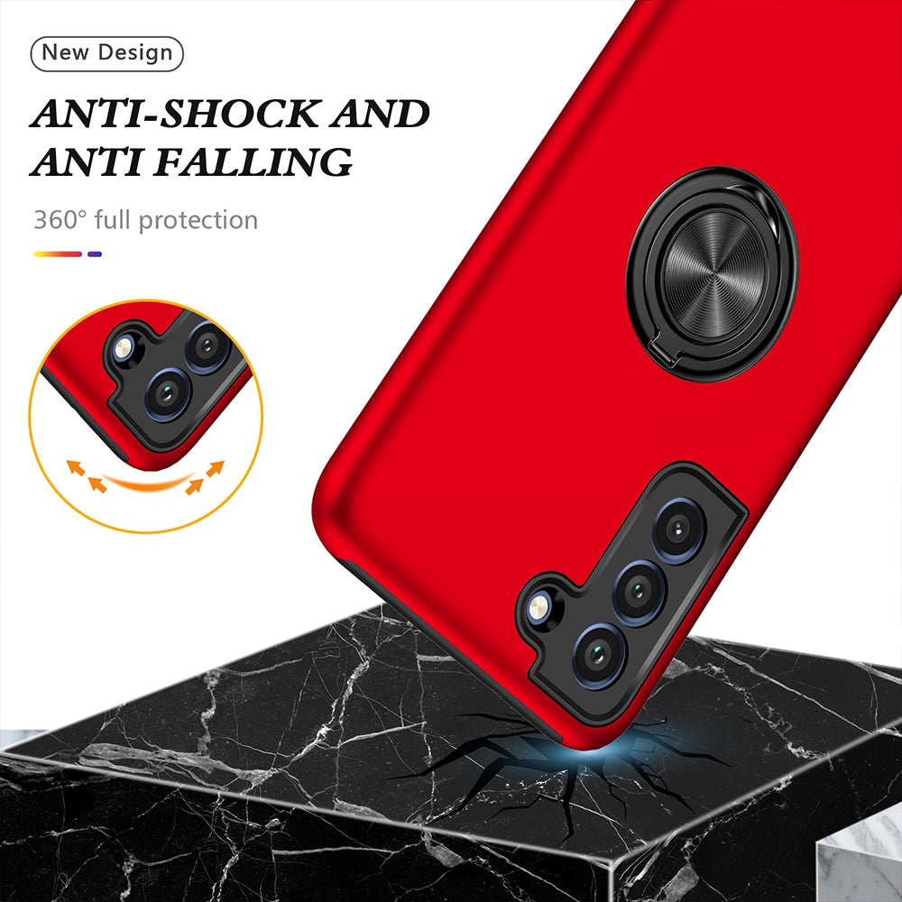 Magnetic Ring Holder Shockproof Cover Case for Samsung Galaxy S23 Plus