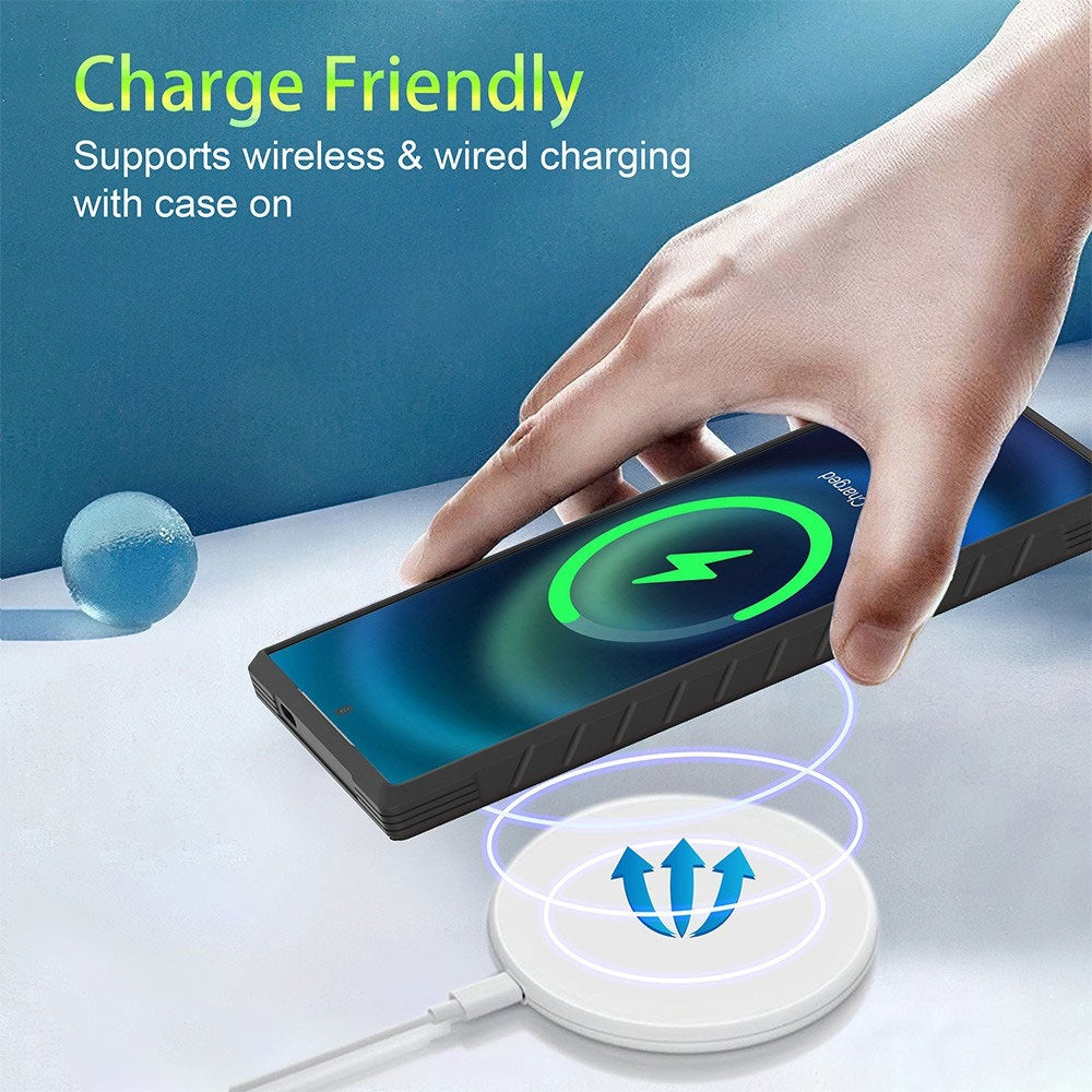 REDEFINE Shield Shockproof Heavy Duty Armor Case Cover With Magnetic Ring for Samsung Galaxy S24 Ult