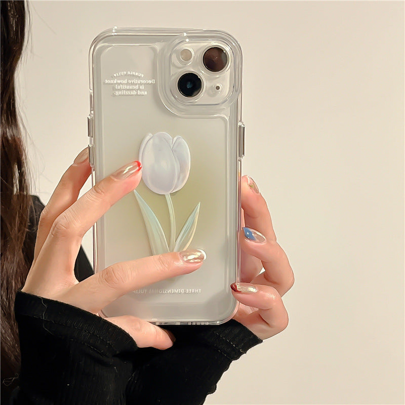 Tulip All-inclusive Phone Case For iPhone 15