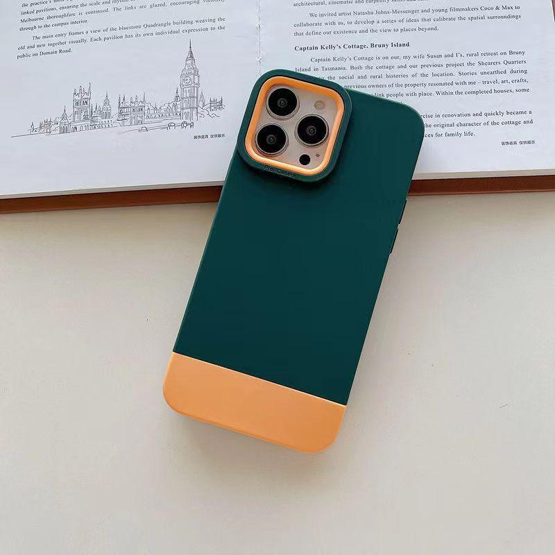 New Three-in-one Contrast Color Mobile Phone Case Silicone For iPhone 12, 13, 14 - MyMobile