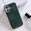 Flannel Magnetic Leather Phone Case For iPhone 16