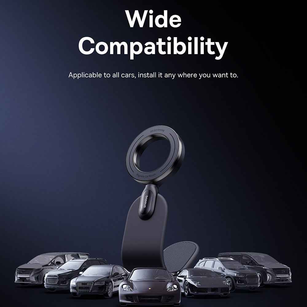 Baseus C02 Go Series Magnetic Car Phone Mount-Cluster