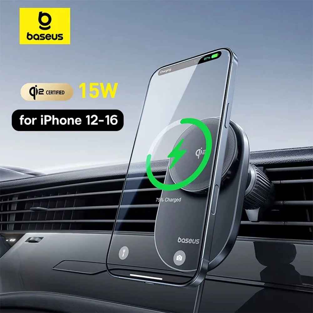 Baseus PrimeTrip VC1 Pro Magnetic Wireless Charging Car Mount Qi2 Air Vent Version