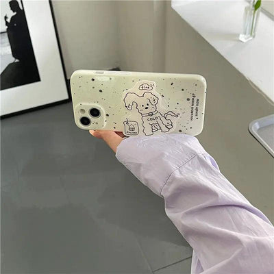 Small Inks Speckle Dog Phone Case Online Only