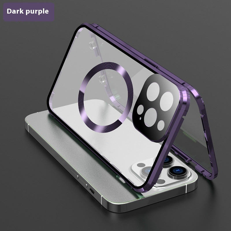 Magnetic Metal Goggles All-inclusive Phone Case For iPhone 16