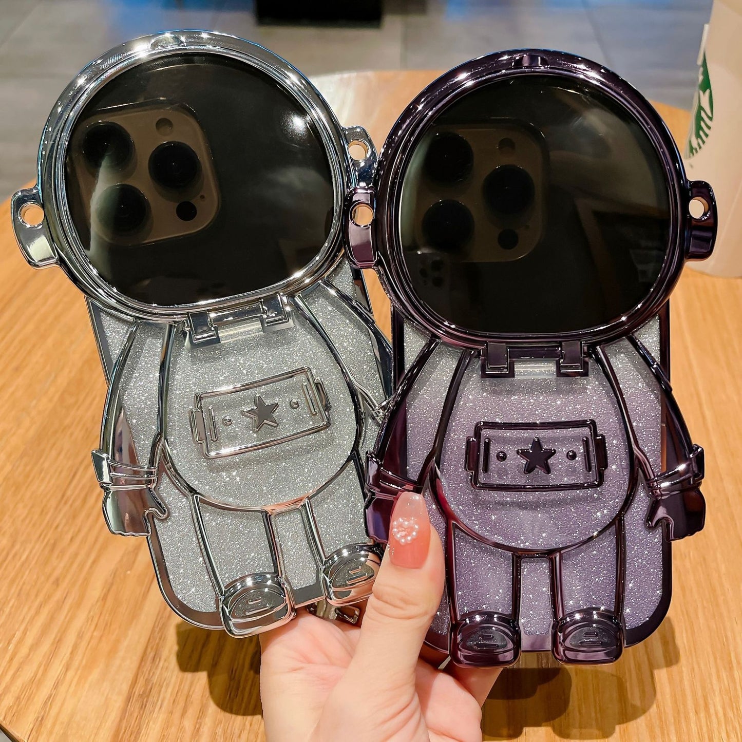 Applicable Electroplating TPU Astronaut Phone Case For iPhone 15