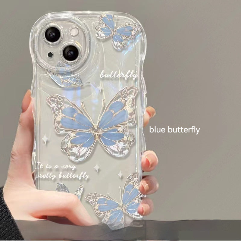 Wave Fairy Butterfly Applicable Phone Case For iPhone 15