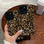 Cartoon Phone Case All-inclusive Gold Leopard Print For iPhone 16