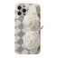 Diamond White Rose Wristband Phone Case Online Only