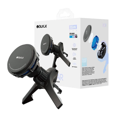 iQuick Magnetic Car Mount Charger with Cooling Semiconductor Radiator IC9 COOLGEAR 15W (IQUICK-C9)