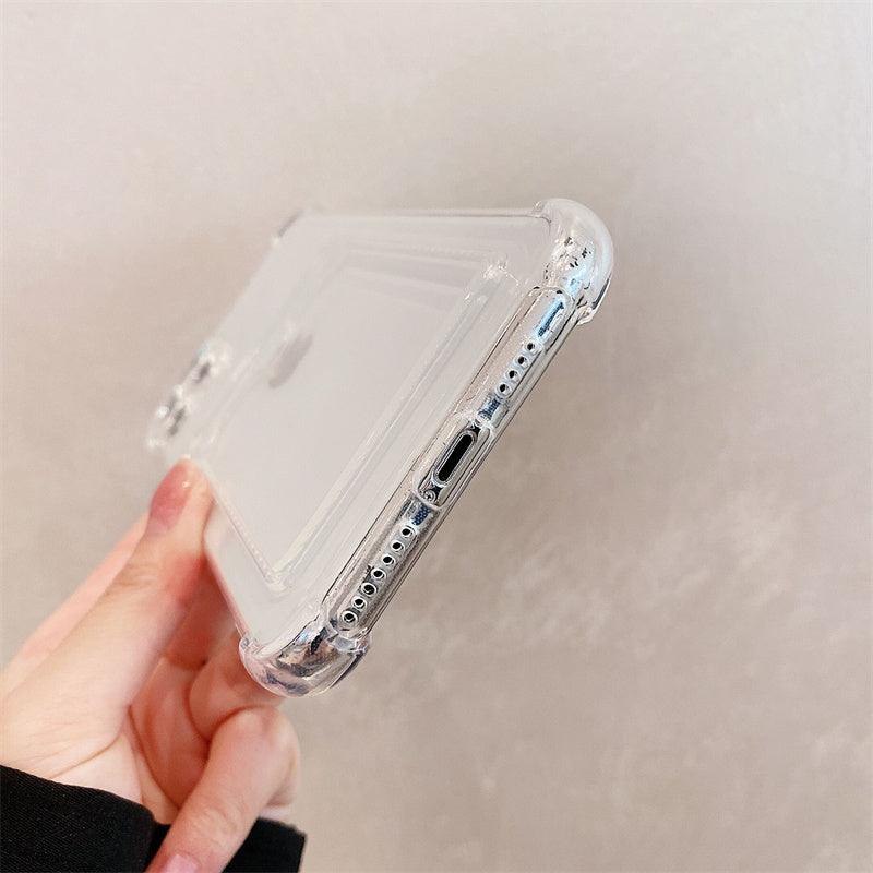 Compatible with Apple , Simple And Transparent Apple Anti-fall Protective Sleeve - MyMobile