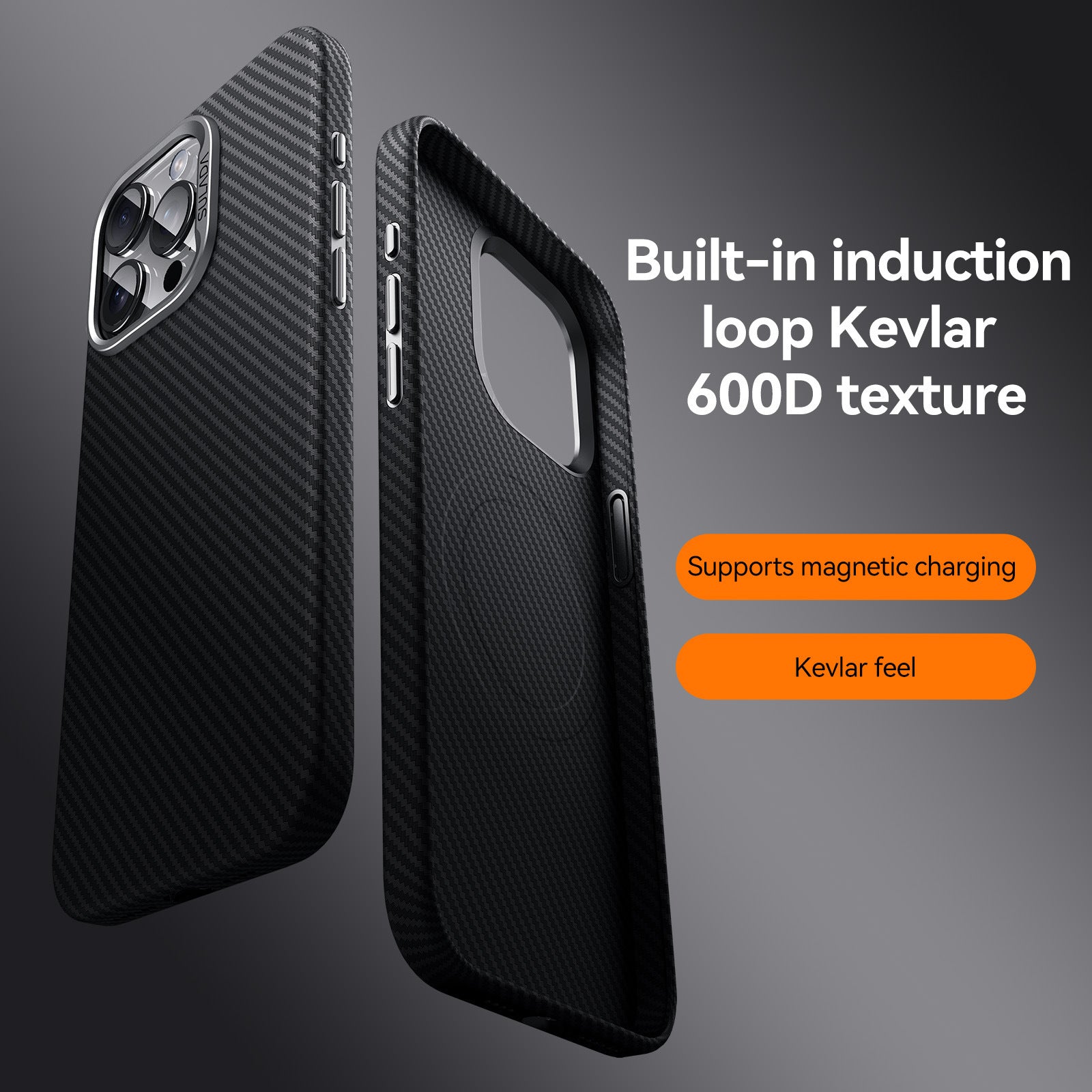 Carbon Fiber Pattern Magnetic Mobile Phone Gentleman Applicable Protective Cover For iPhone 16 - MyMobile