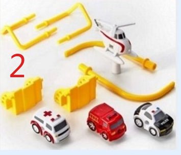 Cars Pass Through Big Adventure Parking Lot Rail Car Toy Car Track Kids Toy - MyMobile