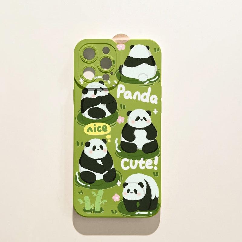 Cartoon Cute Animal Printed Phone Case For iPhone 14, 15 - MyMobile