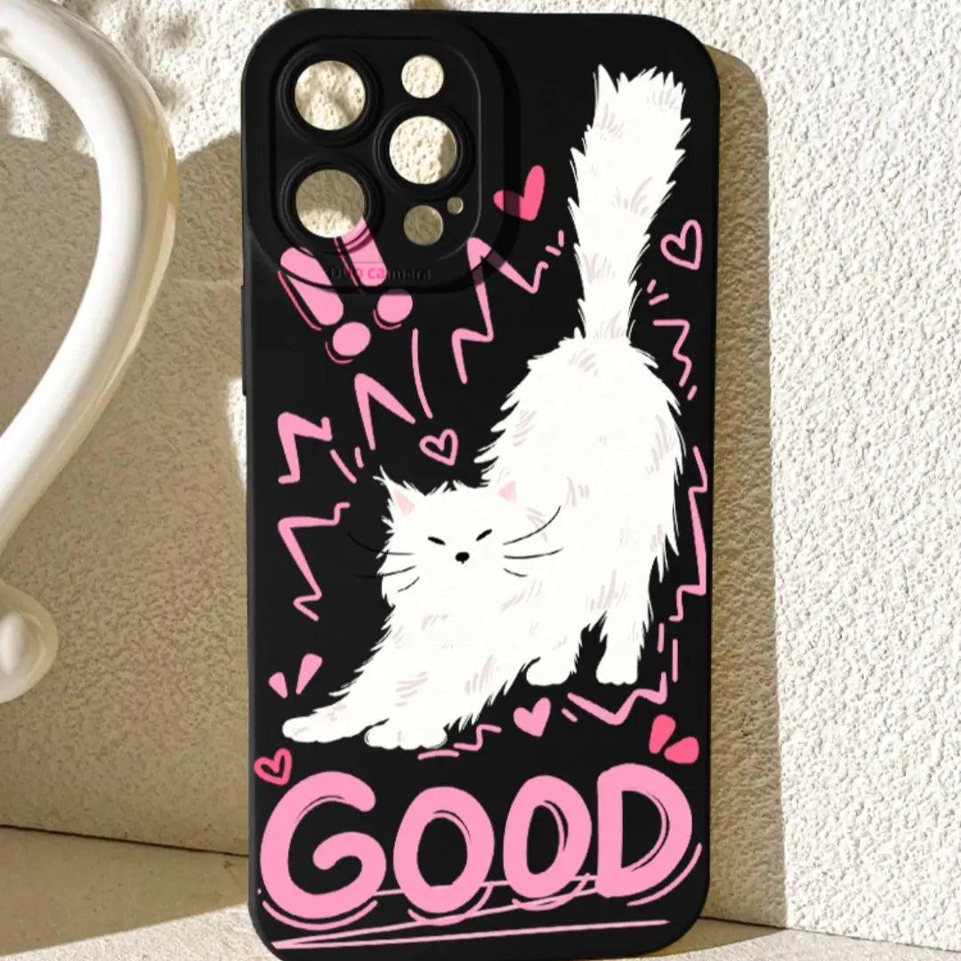 Cartoon Cute Animal Printed Phone Case For iPhone 14, 15 - MyMobile