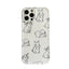 Cartoon Cute Line Rabbit Mobile Phone Shell - MyMobile