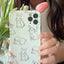 Cartoon Cute Line Rabbit Mobile Phone Shell - MyMobile