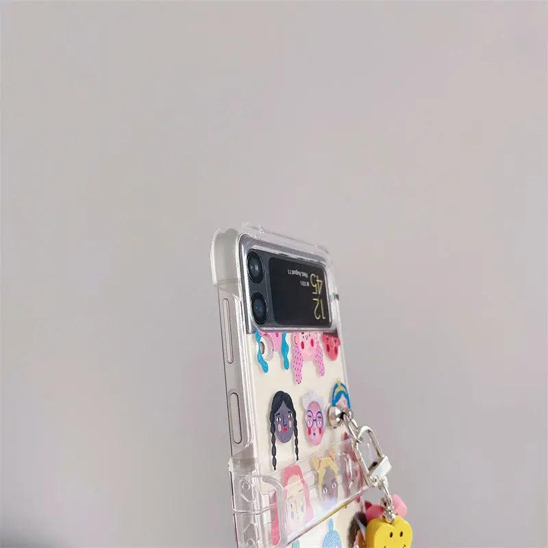 Cartoon Folding Mobile Phone Case Transparent - MyMobile