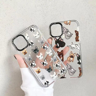 Cartoon Puppy Mobile Phone Case Transparent Soft Shell - MyMobile