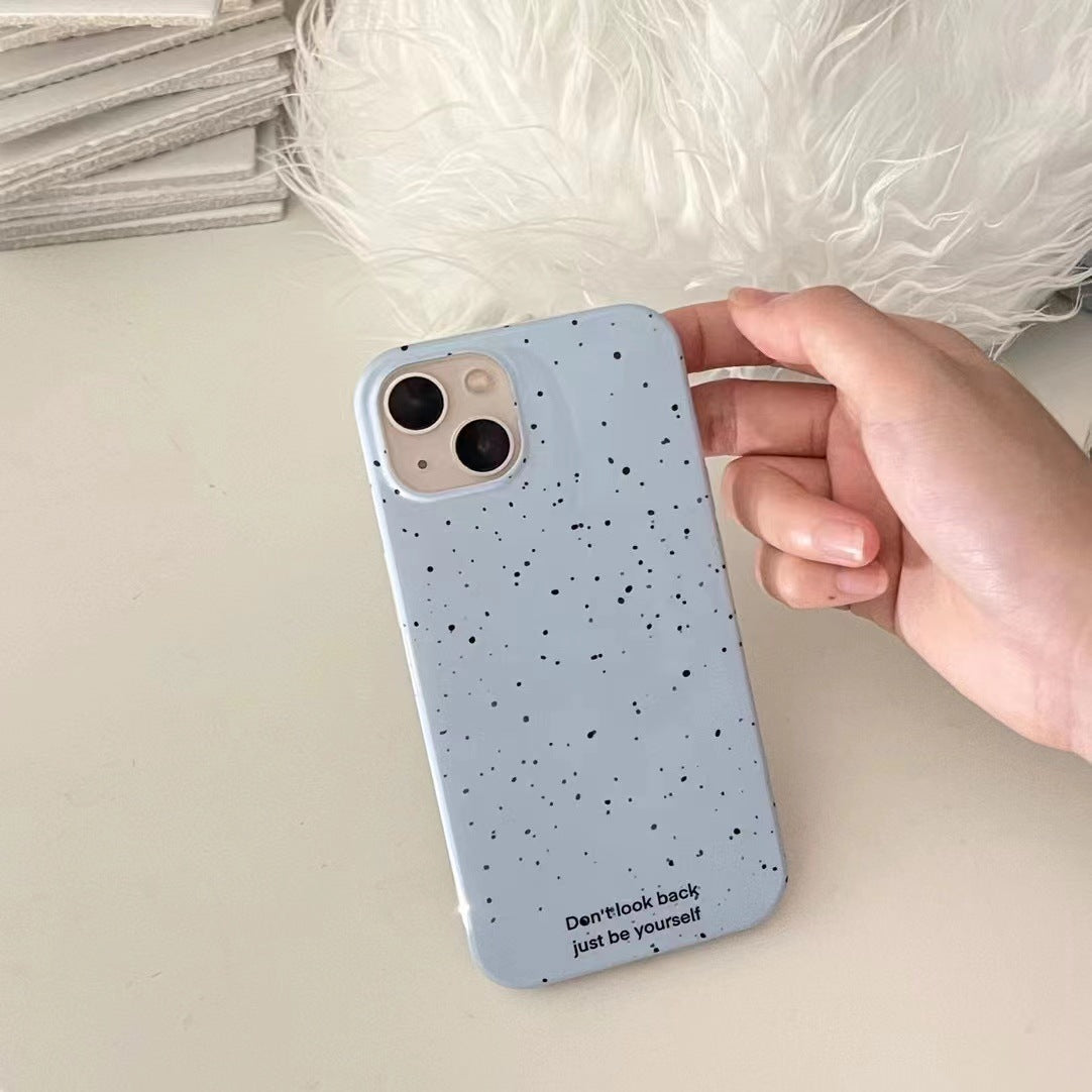 Simple Cream Splash Ink Mobile Phone Case For iPhone 14