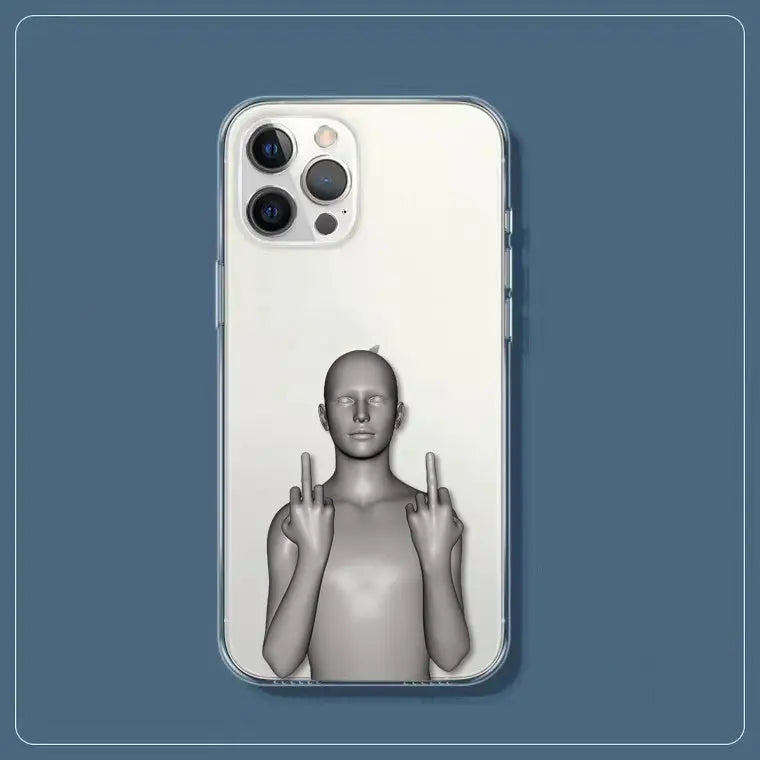 Personality And Creativity Spoof Mobile Phone Soft Shell Online Only