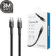 iQuick Braided USB-C to USB-C Fast Charging Cable 3M for iPhone 15 16 Series - MyMobile