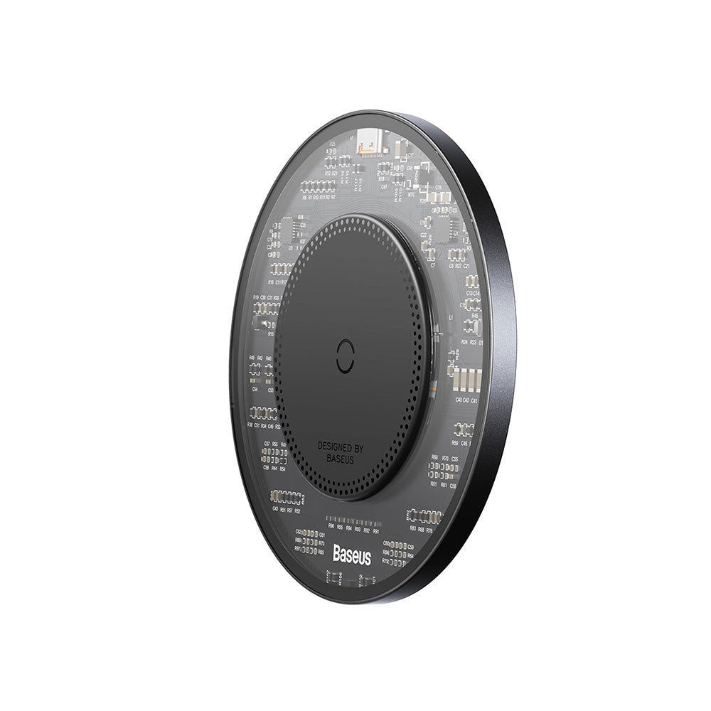 Baseus Simple 2 Wireless Charger 15W With Type-C To Type-C Cable-Cluster