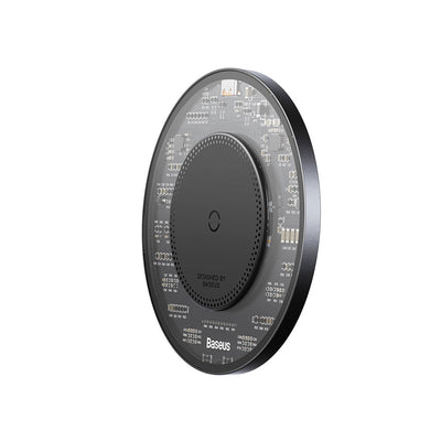 Baseus Simple 2 Wireless Charger 15W With Type-C To Type-C Cable-Cluster