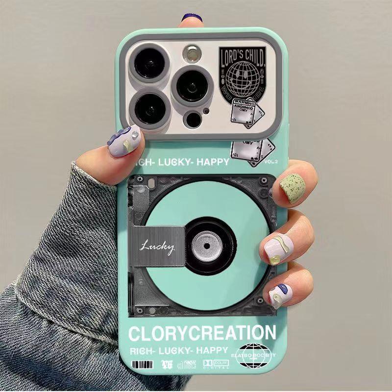 CD Record Large Window 15 Drop - resistant Phone Case For iPhone 12, 13, 14, 15 - MyMobile