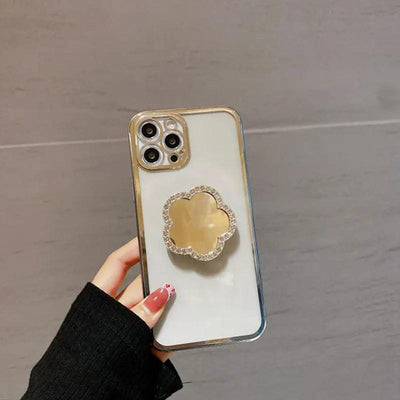 Precision Hole All-inclusive Mirror Rhinestone Phone Case Online Only