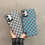 Checked lamb skin mobile phone case - MyMobile