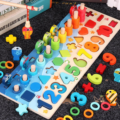 Children 3D Alphabet Number Puzzle Baby Colorful Geometric Digital Letter Educational Toy - MyMobile