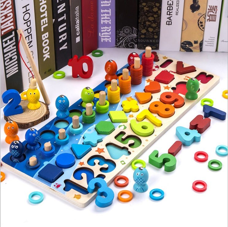 Children 3D Alphabet Number Puzzle Baby Colorful Geometric Digital Letter Educational Toy - MyMobile