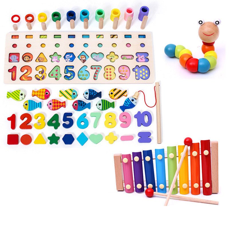 Children 3D Alphabet Number Puzzle Baby Colorful Geometric Digital Letter Educational Toy - MyMobile