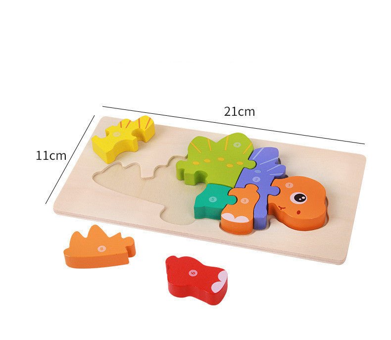 Children's Educational Toys Wooden Three - dimensional Montessori - MyMobile