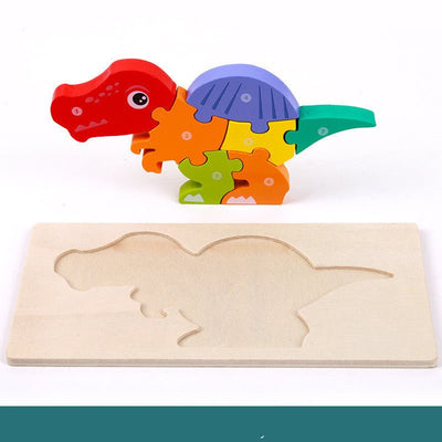 Children's Educational Toys Wooden Three - dimensional Montessori - MyMobile