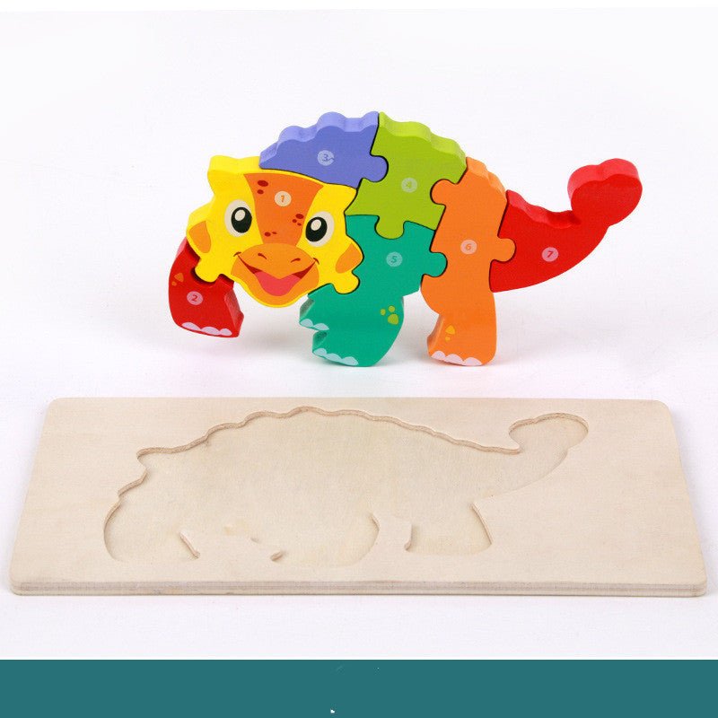 Children's Educational Toys Wooden Three - dimensional Montessori - MyMobile