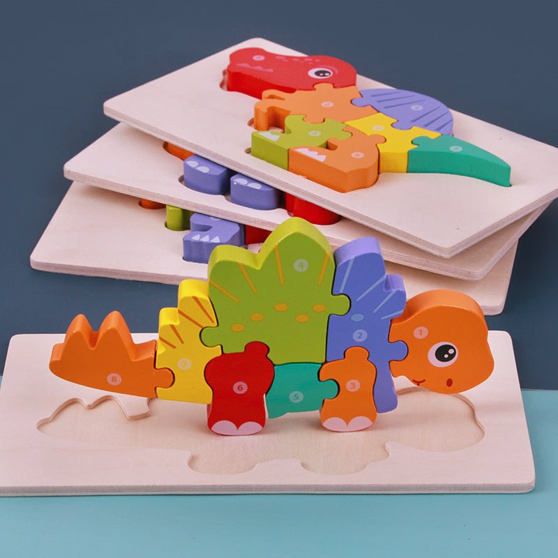 Children's Educational Toys Wooden Three - dimensional Montessori - MyMobile