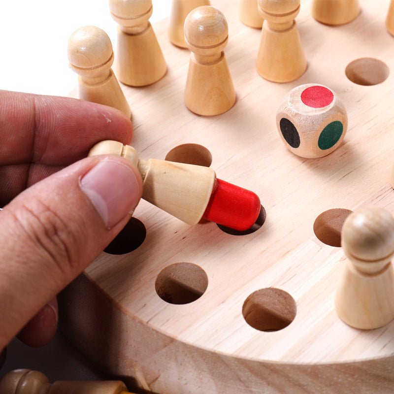 Children's Wooden Educational Toys Memory Chess Kid Early Education Toys - MyMobile