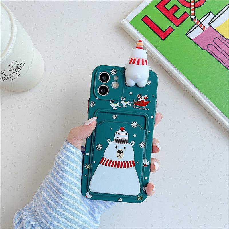 Christmas Mobile Phone Case Card Bag Soft Case For iPhone 12, 13, 14 - MyMobile