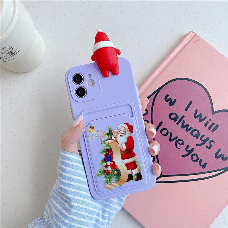 Christmas Mobile Phone Case Card Bag Soft Case For iPhone 12, 13, 14 - MyMobile