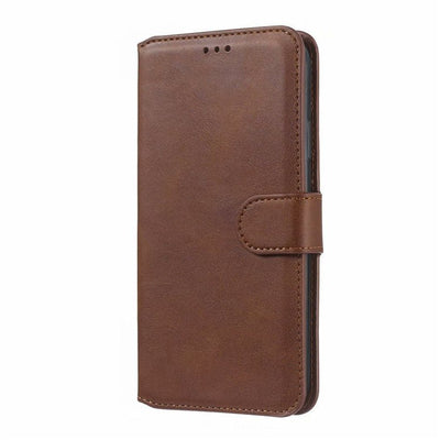 Classic Calf Pattern Solid Color Leather Phone Case For Samsung Galaxy A series - MyMobile