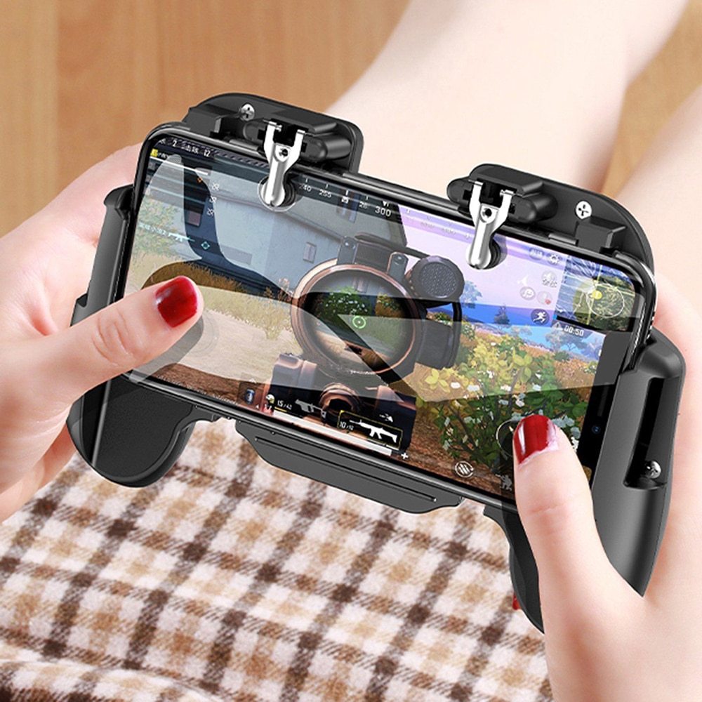 CNew Arrive Wireless Gamepad Telescopic Controller Gaming Trigger with fan - MyMobile