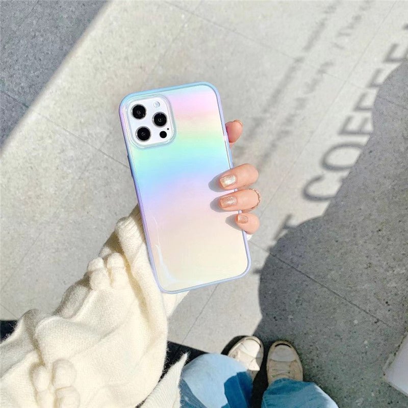 Colorful Transparent Mini Two - In - One Phone Case For iPhone 15 - MyMobile