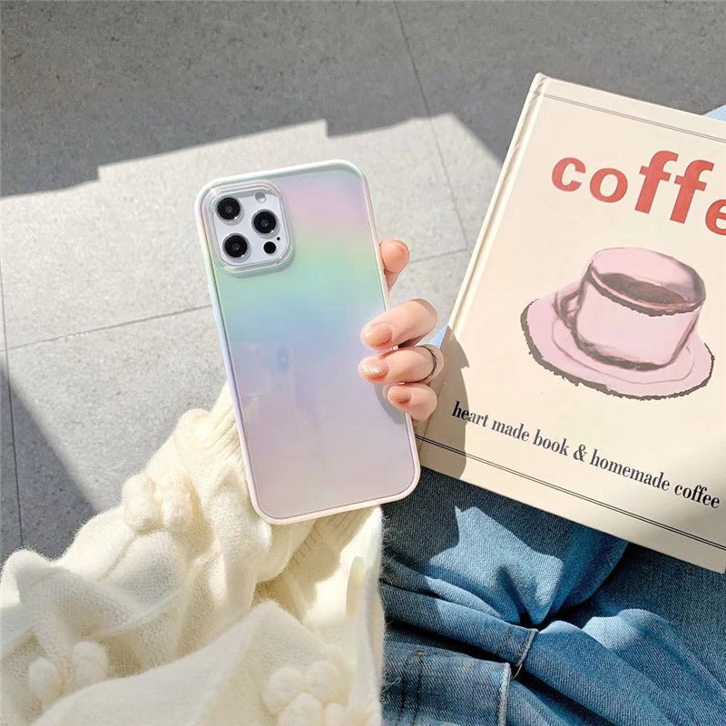 Colorful Transparent Mini Two - In - One Phone Case For iPhone 15 - MyMobile