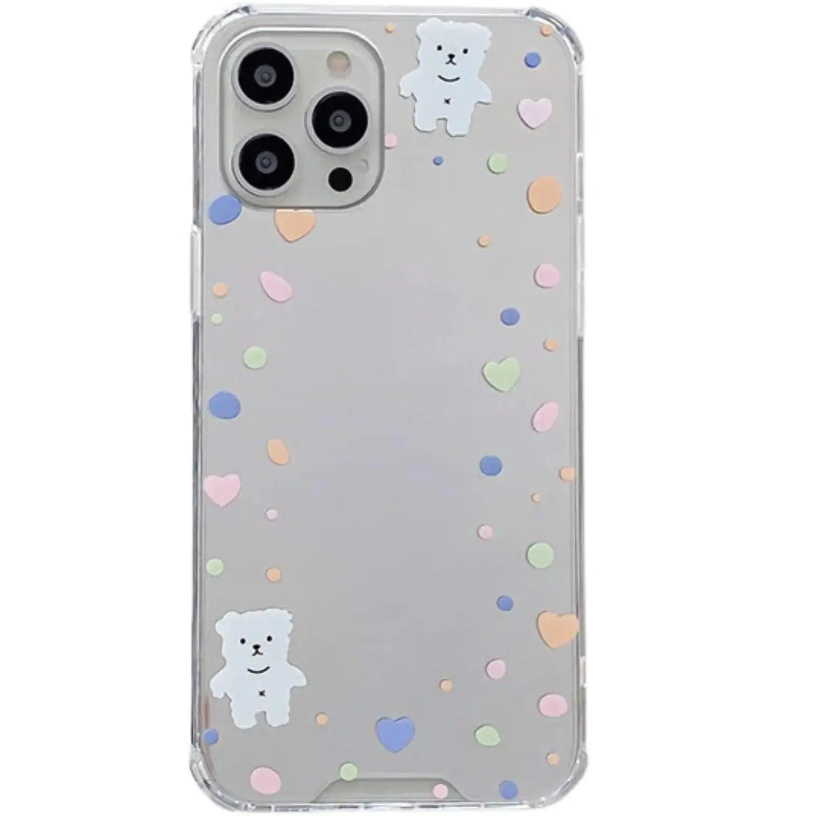 Compatible with Apple, Compatible with Apple , Mirror Bear For Iphone11Pro Max Mobile Phone Case Apple 7 8Plus Mirror Case - MyMobile