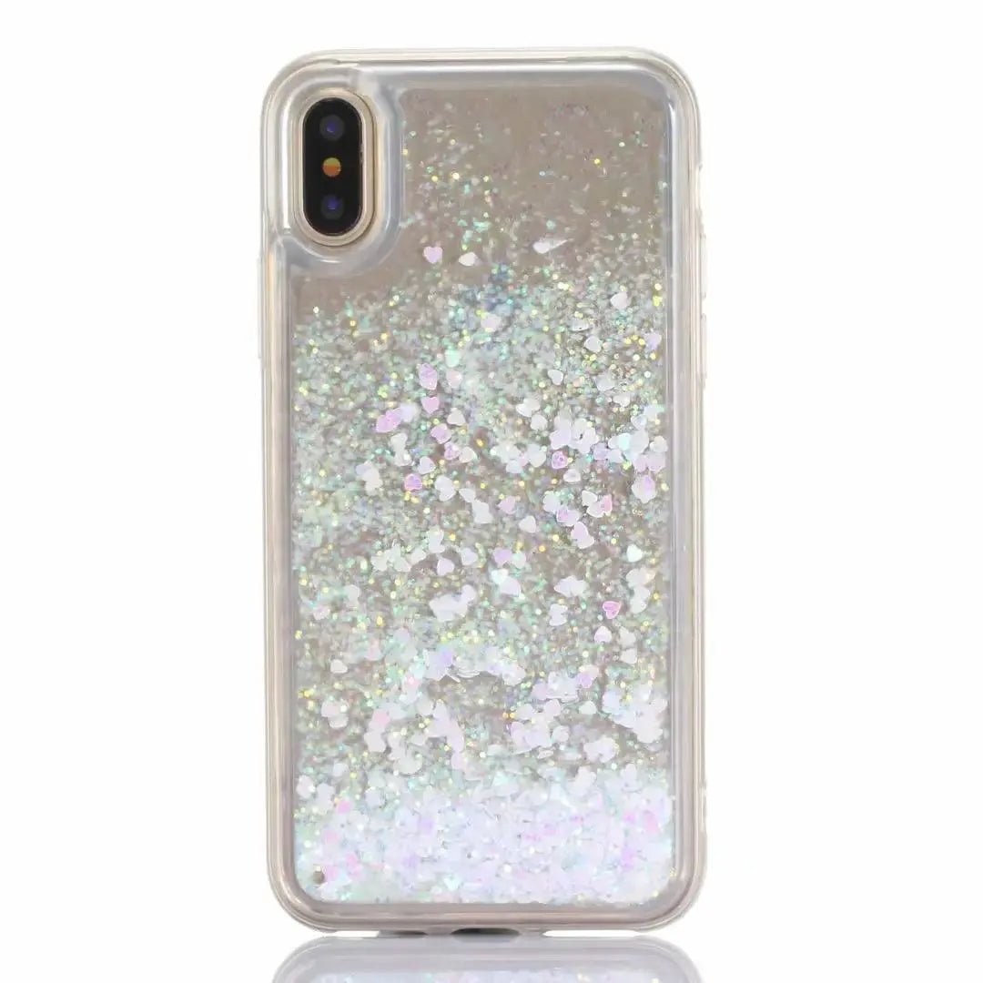 Compatible with Apple , Glitter liquid mobile phone case - MyMobile