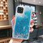 Compatible with Apple , Glitter liquid mobile phone case - MyMobile