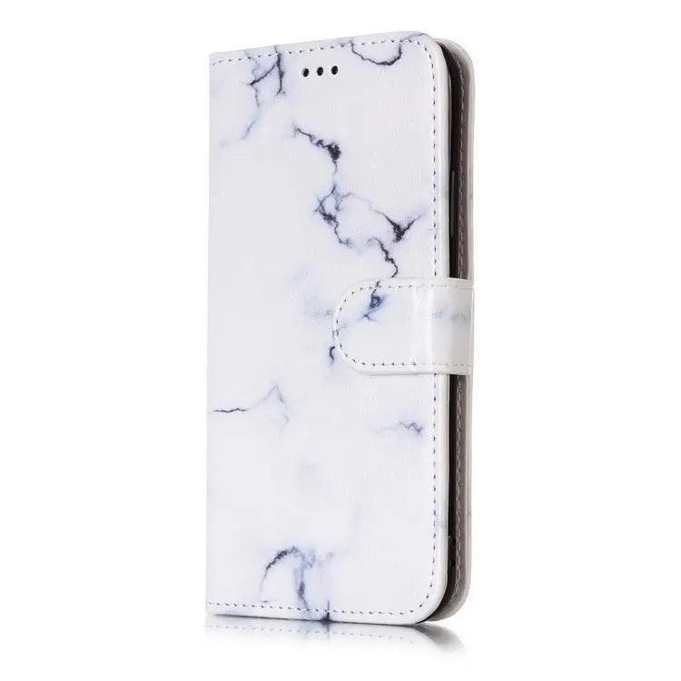 Compatible with Apple, Marble Flip Wallet Case for iPhone 11 Pro max 12 X Xs max XR 7 8 6 6S plus Book Style Phone Case 3D Vision Leather Cases Coque - MyMobile